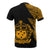 Samoa T Shirt Polynesian Pattern Gold Flash Style - Polynesian Pride