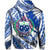 Samoa Hoodie Artsy Style White LT9 - Polynesian Pride