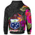 Samoa Hoodie Hibiscus Polynesian Pattern - Polynesian Pride