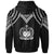 Samoa Hoodie Polynesian Armor Style Black - Polynesian Pride