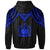 Samoa Hoodie Polynesian Armor Style Blue - Polynesian Pride