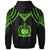 Samoa Hoodie Polynesian Armor Style Green - Polynesian Pride