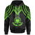 Samoa Custom Hoodie Polynesian Armor Style Green Unisex Green - Polynesian Pride