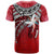 Palau T Shirt Fanciful Forest Red Color - Polynesian Pride