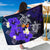 Hawaii Turtle Purple Hibiscus Polynesian Sarong - Anne Style - AH Sarong One Size Purple - Polynesian Pride