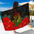 Hawaii Shark Turtle Hibiscus Polynesian Sarong - Vera Style - AH SARONGS One Size Black - Polynesian Pride