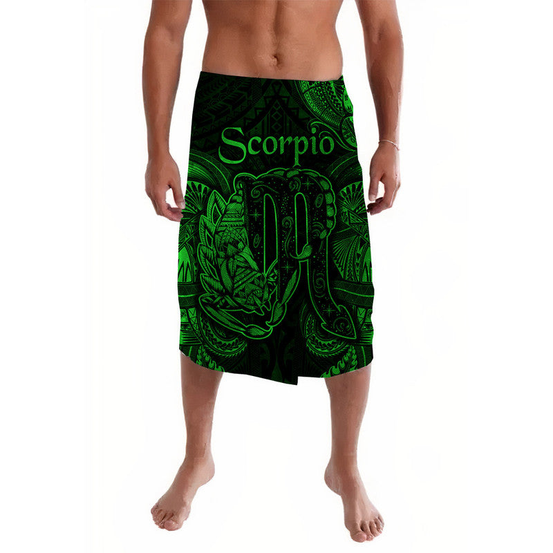 Scorpio Zodiac Polynesian Lavalava Unique Style Green LT8 Green - Polynesian Pride