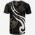 Hawaii Kanaka Maoli Custom T Shirt Scorpio Tribal Pattern Style Gold - Polynesian Pride