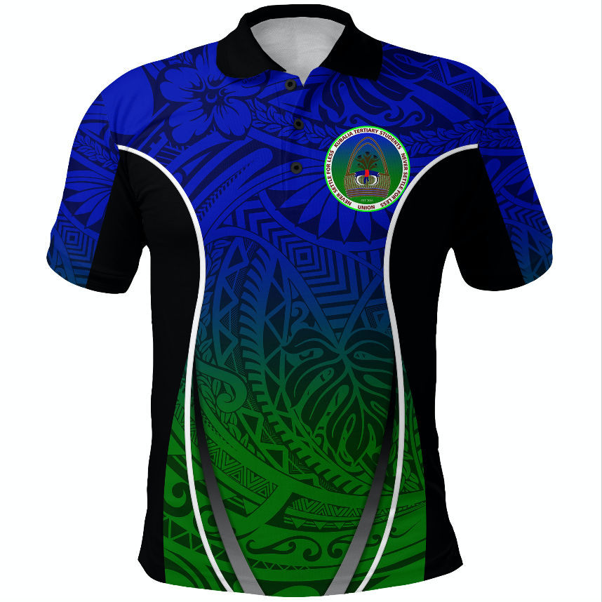 Papua New Guinea Kubalia Tertiary Students Union Polo Shirt Blue LT8 Unisex Blue - Polynesian Pride