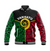 (Custom Personalised) Vanuatu Baseball Jacket Polynesian Patterns Mix Mix Flag LT6 Unisex Black - Polynesian Pride