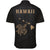 Hawaii Kakau Polynesian Turtle Map Short Sleeve Shirt - Gold - Polynesian Pride