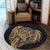 Simple Round Carpet Gold AH - Polynesian Pride