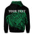 Custom Simple Hoodie Green - Polynesian Pride