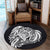 Simple Round Carpet White AH - Polynesian Pride