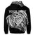 Custom Simple Hoodie White - Polynesian Pride