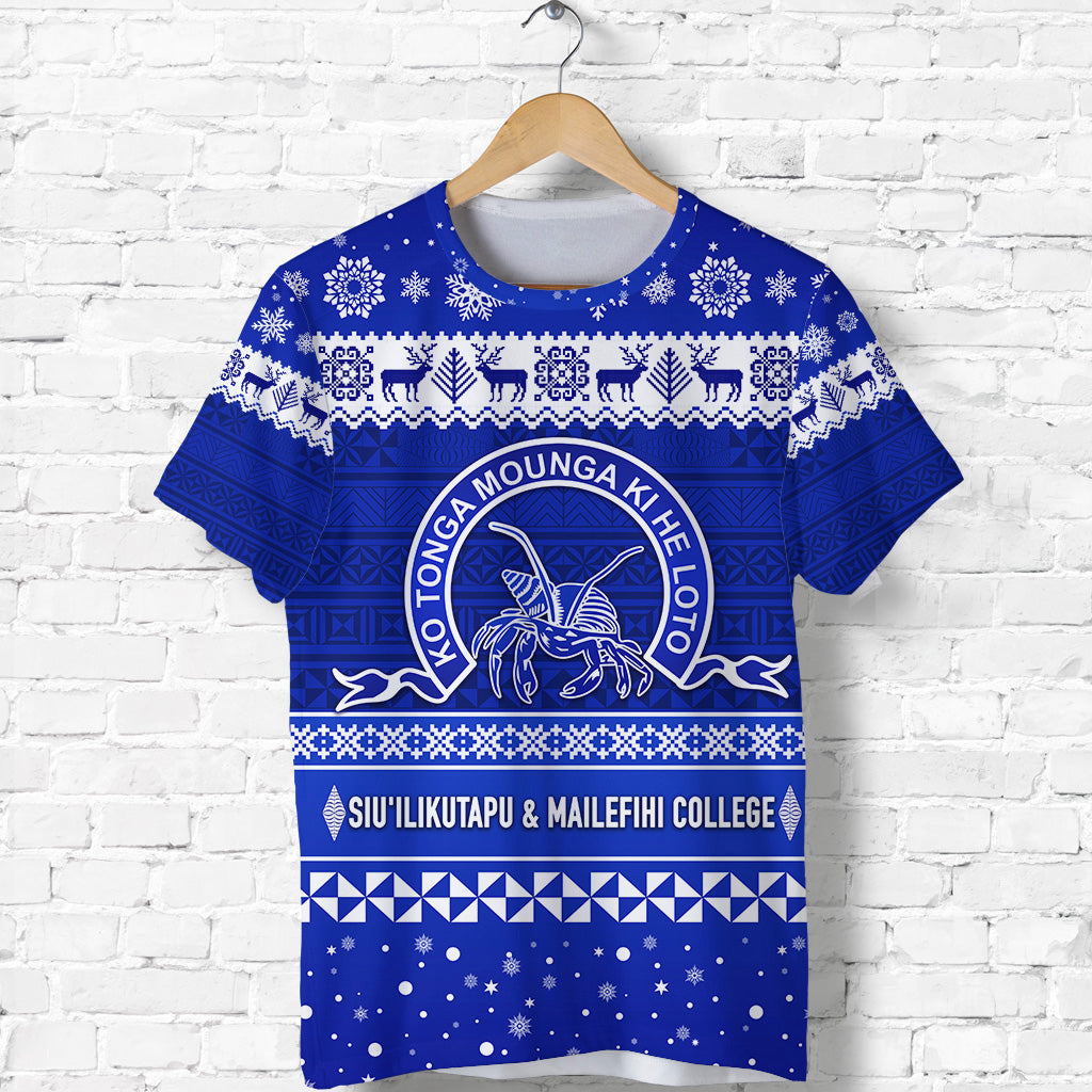 Siuilikutapu & Mailefihi College Christmas T Shirt Simple Style LT8 - Polynesian Pride