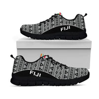 Fiji Sneakers - Tapa Pattern Sport Style White - Polynesian Pride