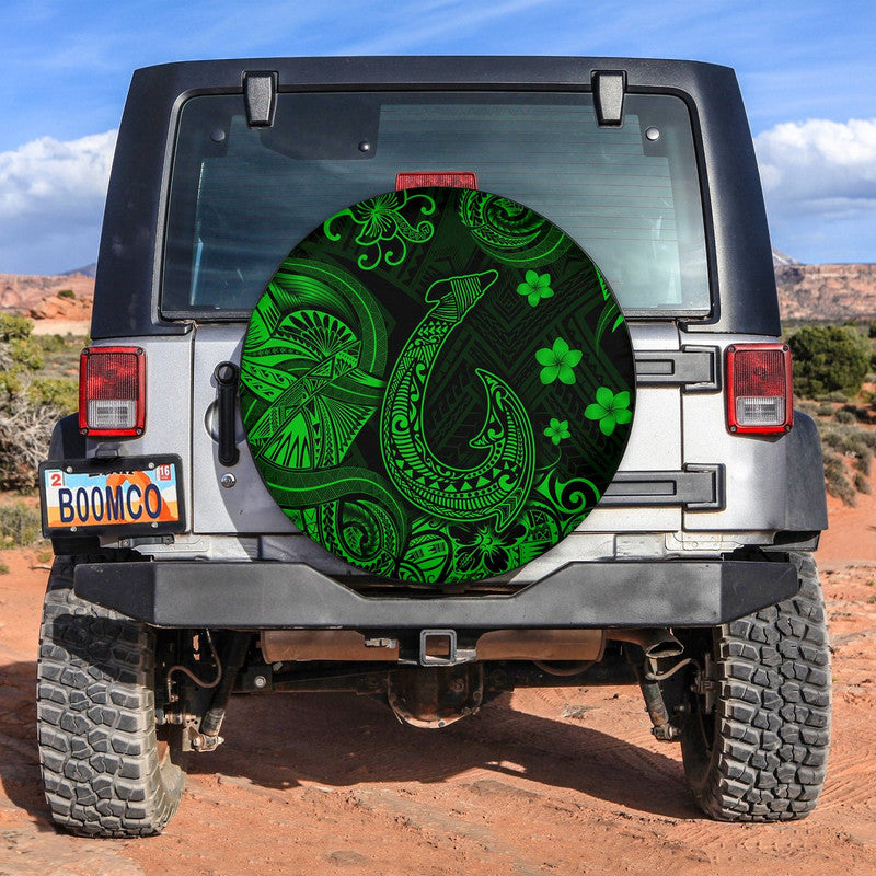 Hawaii Fish Hook Polynesian Spare Tire Cover Unique Style - Green LT8 Green - Polynesian Pride