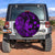 Hawaii Angry Shark Polynesian Spare Tire Cover Unique Style - Purple LT8 Purple - Polynesian Pride