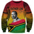 Vanuatu Father Lini Quote Sweatshirt Flag Style - Black LT7 Unisex Art - Polynesian Pride