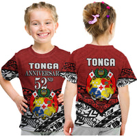 Tonga T Shirt KID Independence Anniversary Special Version 2022 LT14 Youth XL Size14 - Polynesian Pride