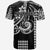 Custom Kakau Hawaiian Polynesian T Shirt Black LT6 - Polynesian Pride