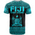 Fiji Rugby Sevens T Shirt Simple Blue Style LT9 - Polynesian Pride