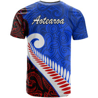 Waitangi Day T Shirt Aotearoa Hei Tiki Silver Fern LT9 - Polynesian Pride
