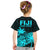 Fiji Rugby Sevens T Shirt Tapa Palm Tree and Fijian Coat of Arms LT9 - Polynesian Pride