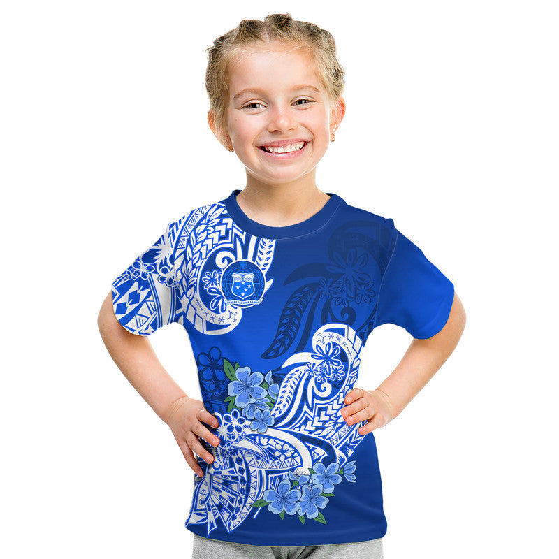 Polynesian Samoa Floral Tribal Kid T Shirt LT9 Youth XL Size14 - Polynesian Pride