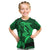 Custom Hawaii T Shirt Shark and Turtle Mix Kakau Green LT9 - Polynesian Pride