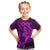 Custom Hawaii T Shirt Shark and Turtle Mix Kakau Purple LT9 - Polynesian Pride