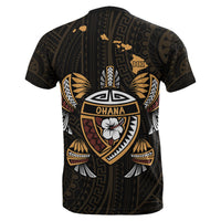 Hawaii Kakau Polynesian Turtle Map T Shirt - Polynesian Pride