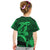 Custom Hawaii T Shirt Shark and Turtle Mix Kakau Green LT9 - Polynesian Pride