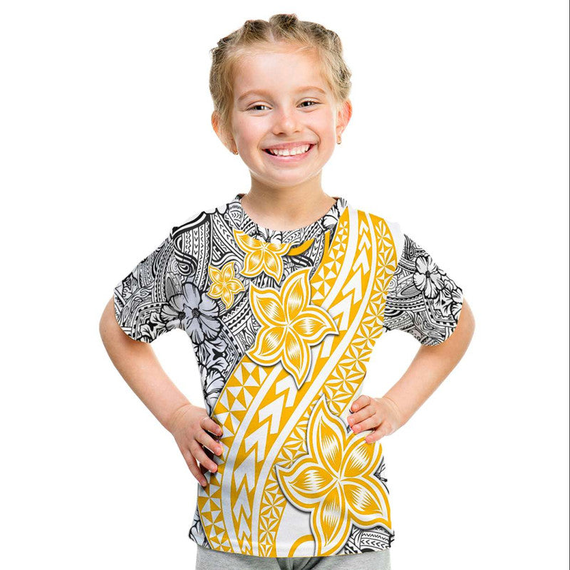 Traditional Polynesian Tribal Tattoo Retro T Shirt Yellow LT9 - Polynesian Pride