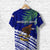 American Samoa Rugby T Shirt Coconut Leaves Talavalu - Polynesian Pride