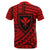 Hawaii Kanaka Polynesian T Shirt Red Quarter Style - Polynesian Pride