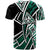 Guam T Shirt Tribal Flower Special Pattern Green Color - Polynesian Pride