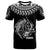 Samoa T Shirt Polynesian Shark Tattoo Black Unisex Black - Polynesian Pride