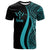 Kosrae T Shirt Turquoise Micronesian Tentacle Tribal Pattern Unisex Turquoise - Polynesian Pride