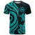 Tahiti Polynesian T Shirt Turquoise Tentacle Turtle Unisex Turquoise - Polynesian Pride