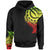 Kiribati Hoodie Kiribati Tatau Reggae Patterns With Coat ofrms Unisex Black - Polynesian Pride