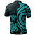 Fiji Polynesian Polo Shirt Turquoise Tentacle Turtle - Polynesian Pride