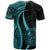 Palau T Shirt Turquoise Polynesian Tentacle Tribal Pattern - Polynesian Pride