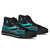 Yap High Top Shoes Turquoise - Polynesian Tentacle Tribal Pattern - Polynesian Pride