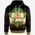 Tahiti Hoodie Polynesian Gold Patterns Collection Unisex Black - Polynesian Pride