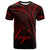 Tonga T Shirt Red Color Cross Style Unisex Black - Polynesian Pride