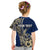 (Custom Personalised) Guam Fish Hook T Shirt KID Blue Style LT6 - Polynesian Pride