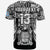 (Custom Text and Number) Fiji Rugby T Shirt Flying Fijians Black Tapa Pattern LT13 - Polynesian Pride