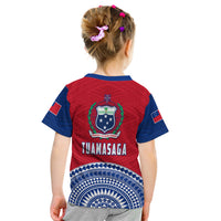 Tuamasaga Samoa T Shirt Kid Polynesian Pattern LT13 - Polynesian Pride